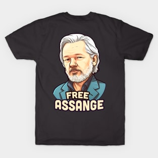 Free Julian Assange T-Shirt